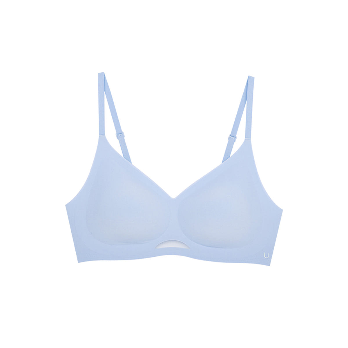 Ubras Commuter Size Free Breathable Light Gauze Back Hook Bra – Standard – Light Blue – One Size 100 g
