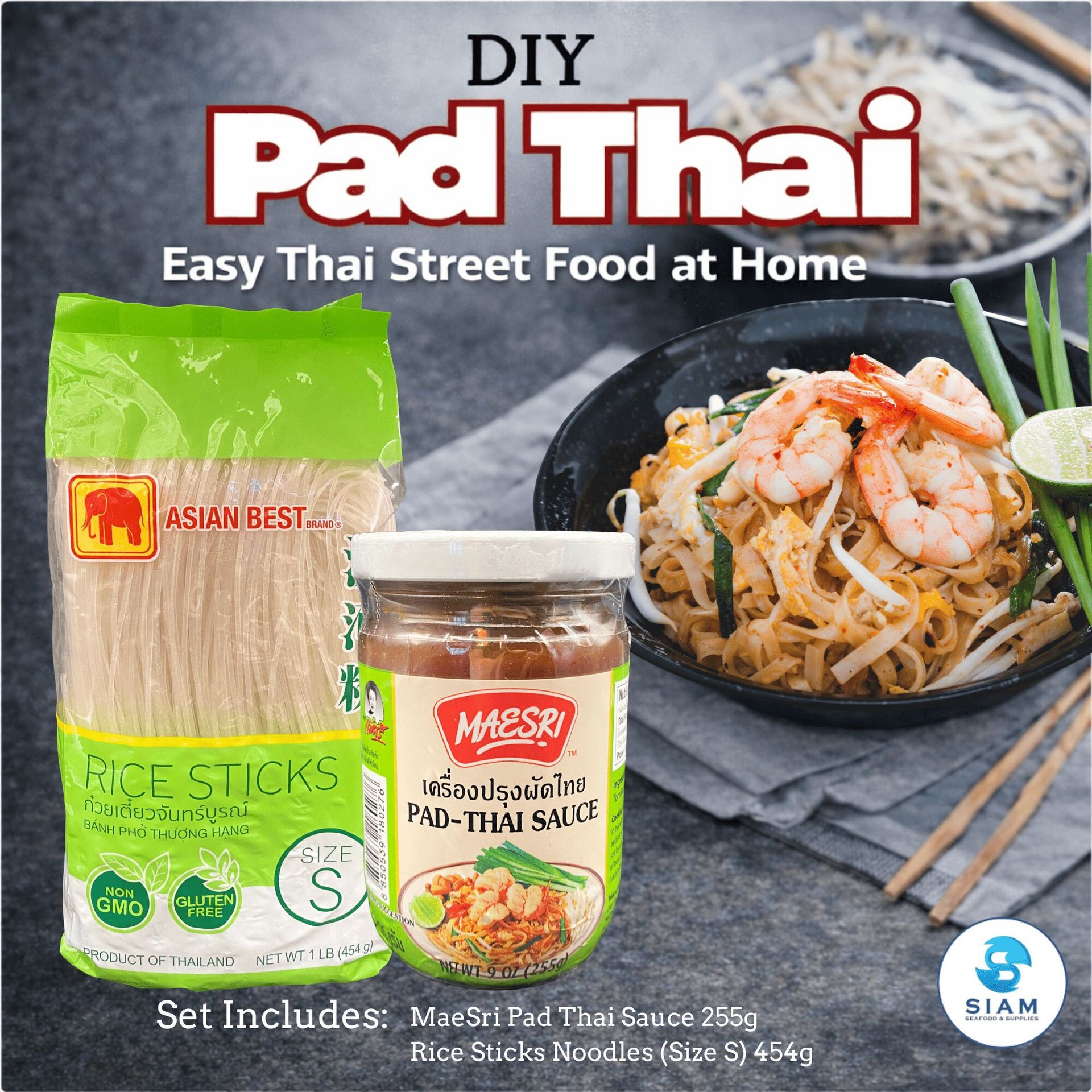 DIY Pad Thai Family Meal Kit 1 count