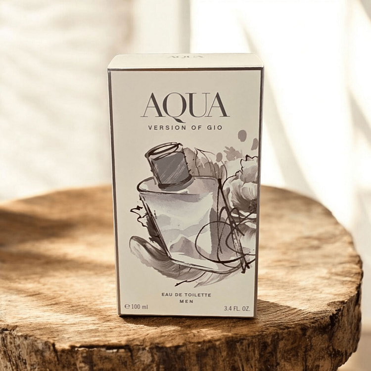 Aqua Perfume for Men Inspired by Gio 3.4 oz