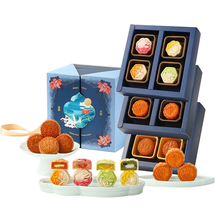 Cloud Moon Multi-Flavor Lava Mooncake Gift Box 600 600 g