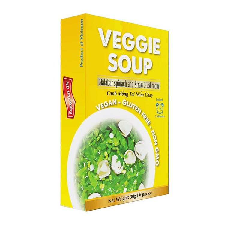 Malabar Spinach and Straw Mushroom