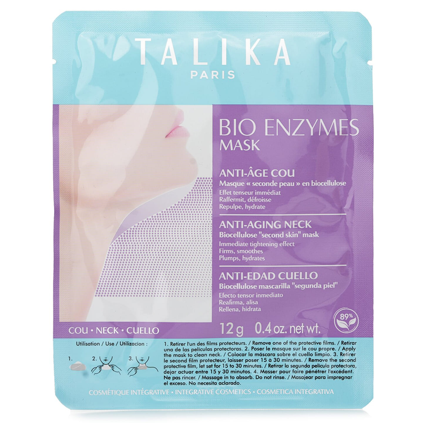 Talika Bio Enzymes Anti-Aging Neck Mask 12g/0.4oz 12 g