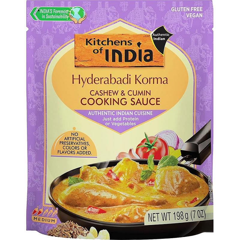 Kitchens Of India Hyderabadi Korma- Cashew & Cumin Cooking Sauce – 7 oz 7 oz