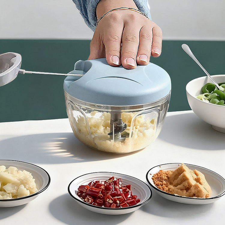 Manual Food Processor Vegetable Chopper 500ml