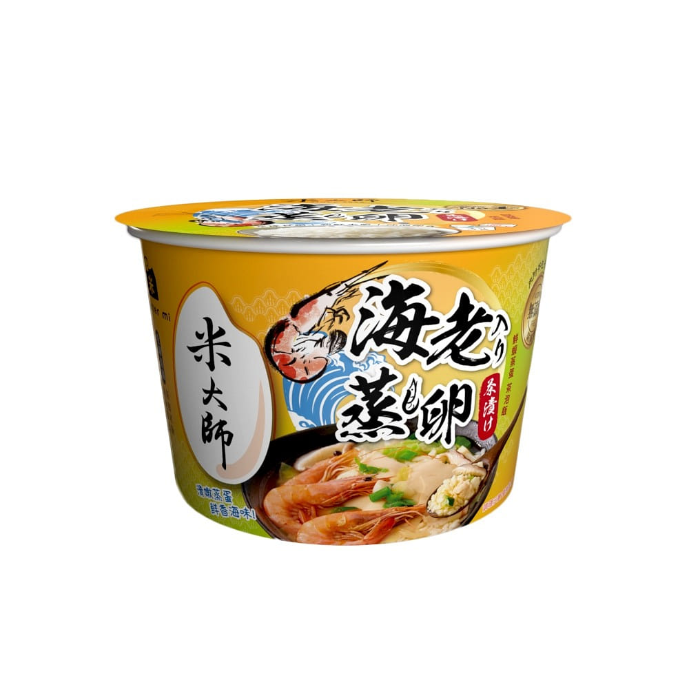米大师 鲜虾蒸蛋茶泡饭165g 1 份