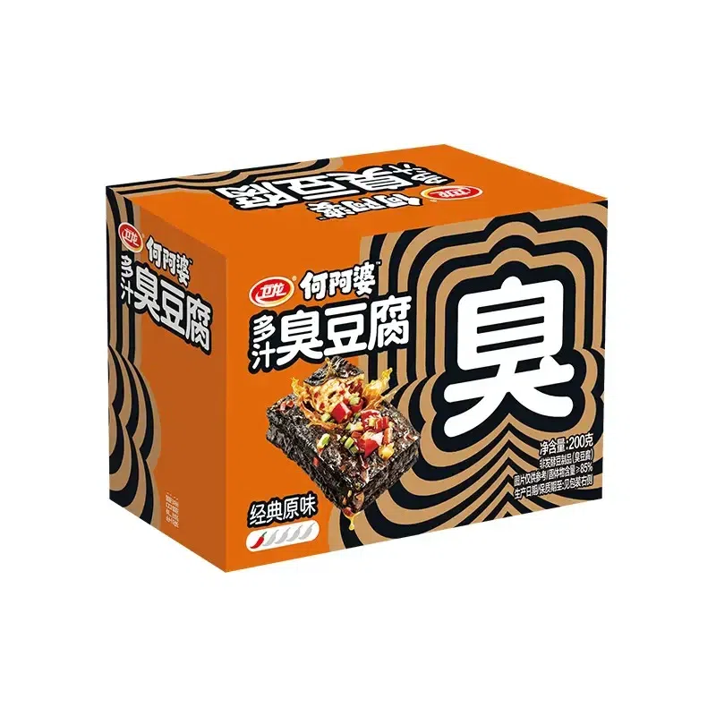 Wei Long He A Po Juicy Stinky Tofu (Original) 1pc 200 g