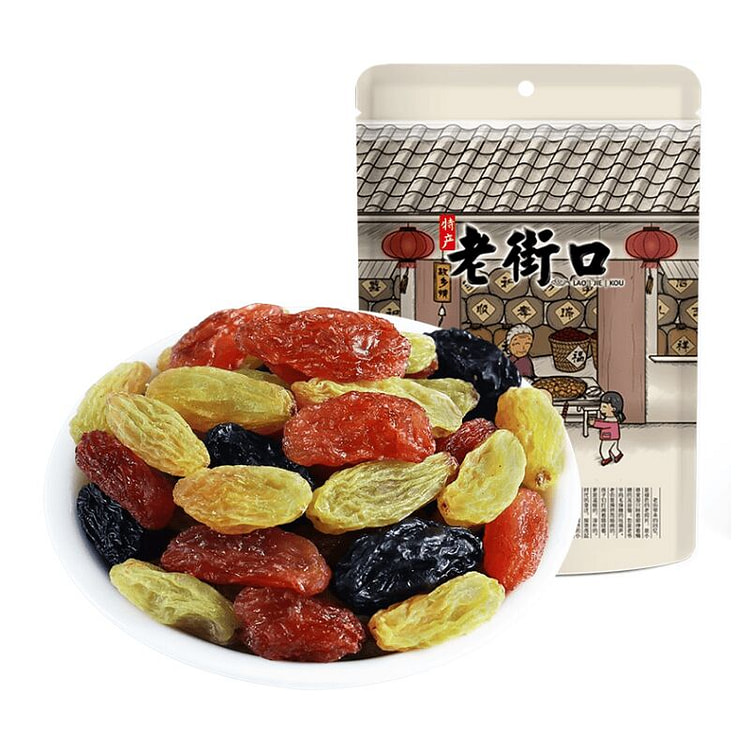 老街口三色葡萄干新疆吐鲁番新货无核果255g*1袋 255 克