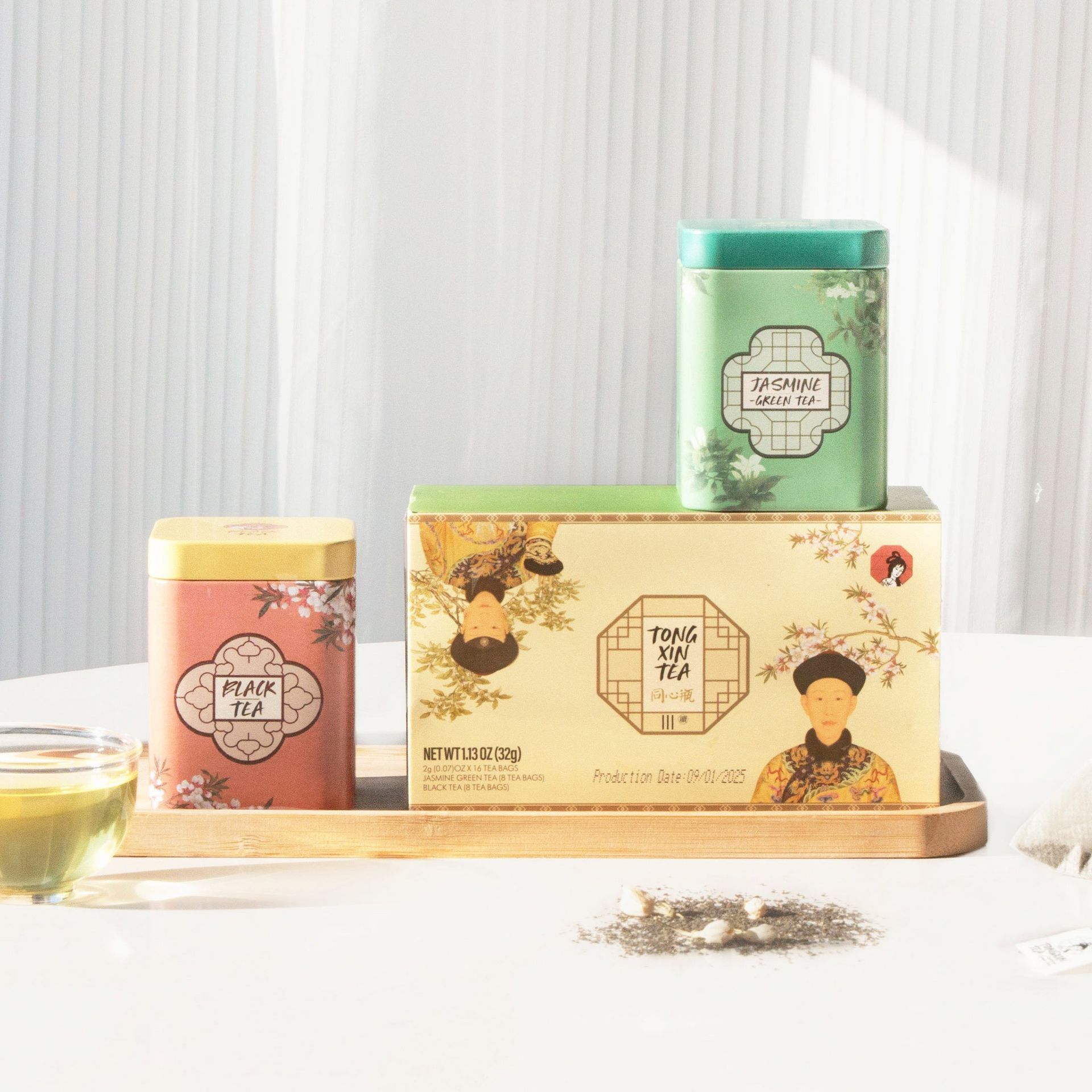 Get ChaYanYueSe Tongxin Black&Jasmine Tea,32g,16packs 32 g Delivered ...