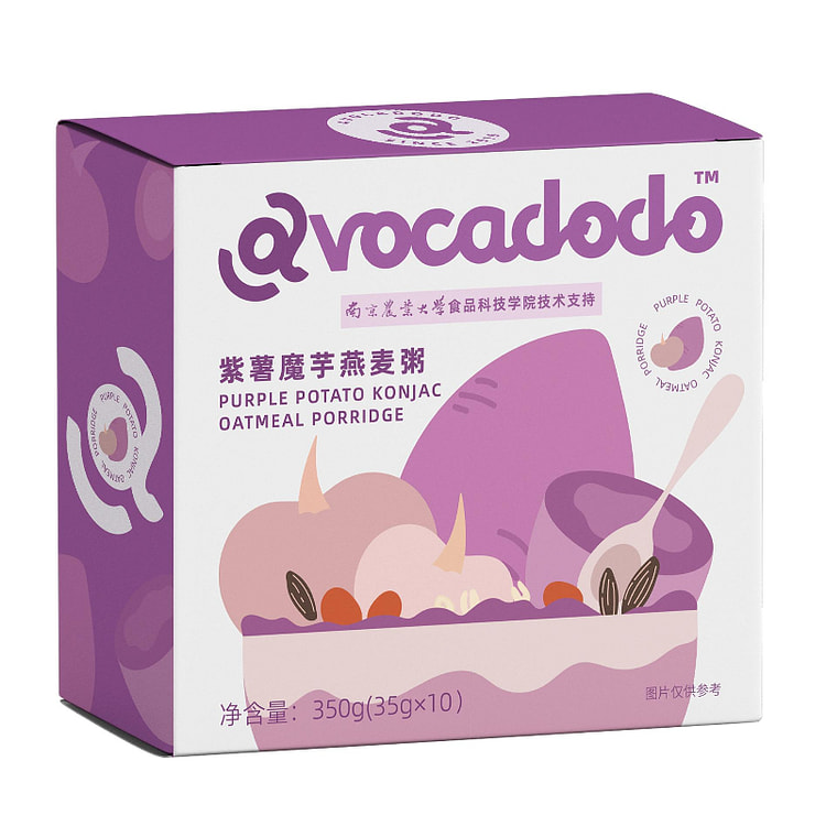 Avocadodo紫薯魔芋燕麦粥 35g*10包