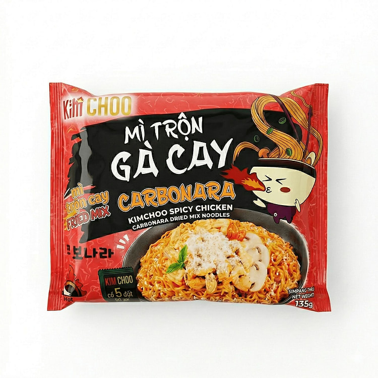 KIMCHOO KimChook 辣鸡肉卡邦尼面 4.76 盎司 (min 3)