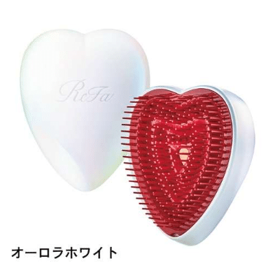 【Japan DirectMail】 Refa Hair Beauty Brush Aurora White 1 each