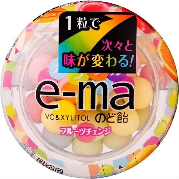 悠哈 e-ma 什锦水果糖 33g