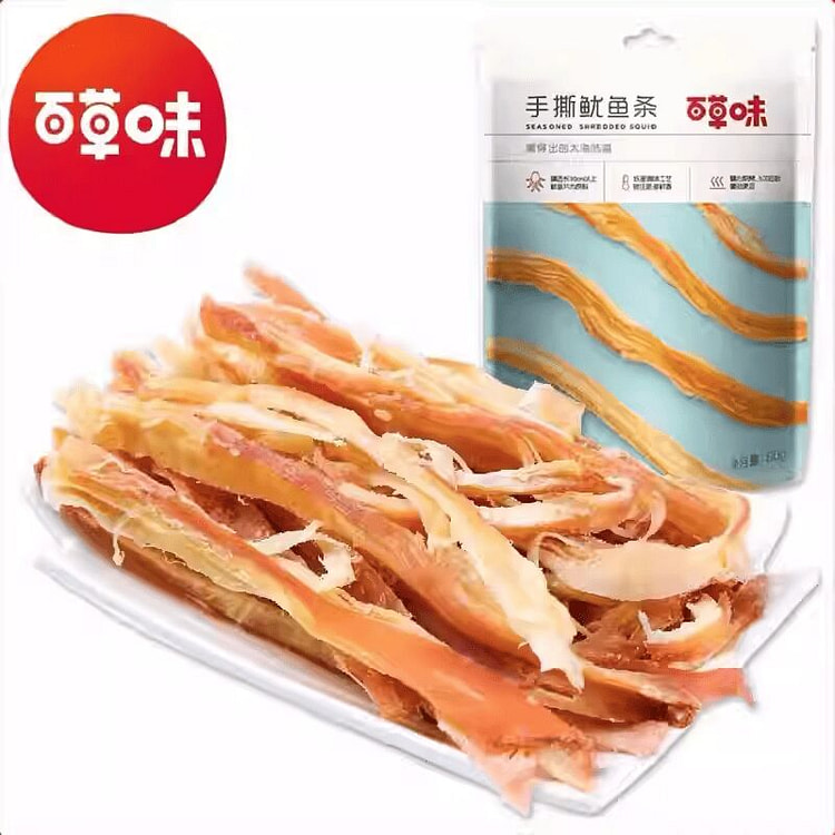 百草味原味手撕鱿鱼条80g*1袋 80 克