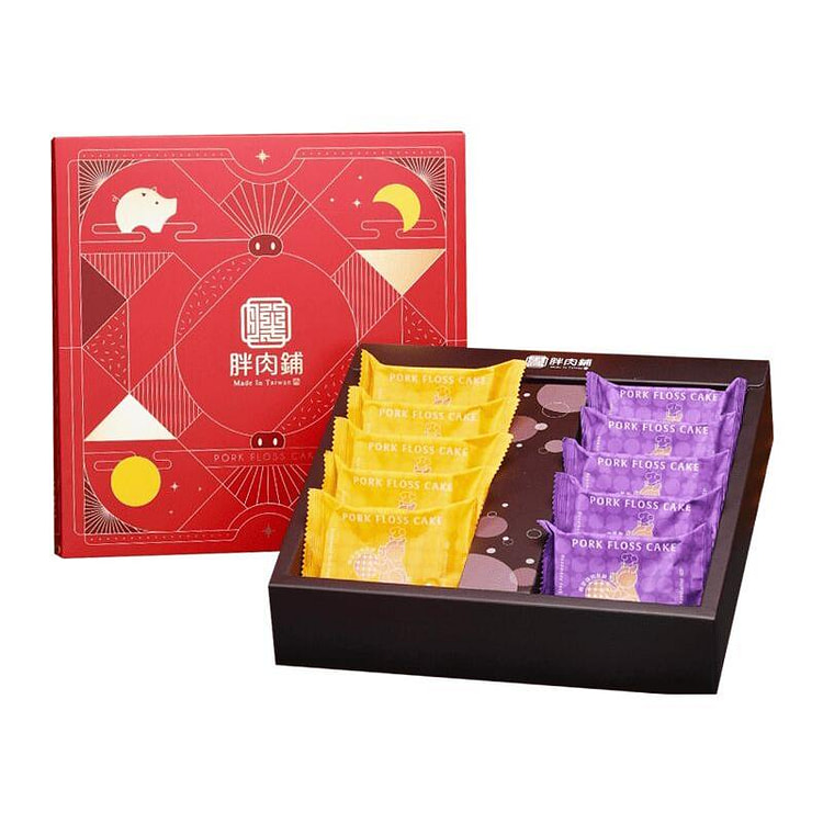 台灣胖肉鋪 金玉滿堂肉鬆餅禮盒(10入) 10 个