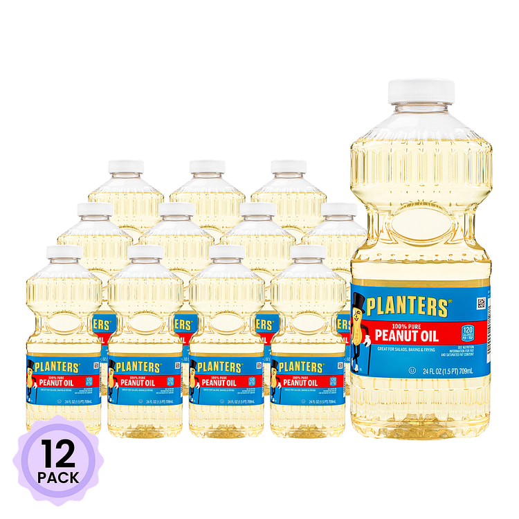 Planters Peanut Oil 24 fl.oz*12 pack