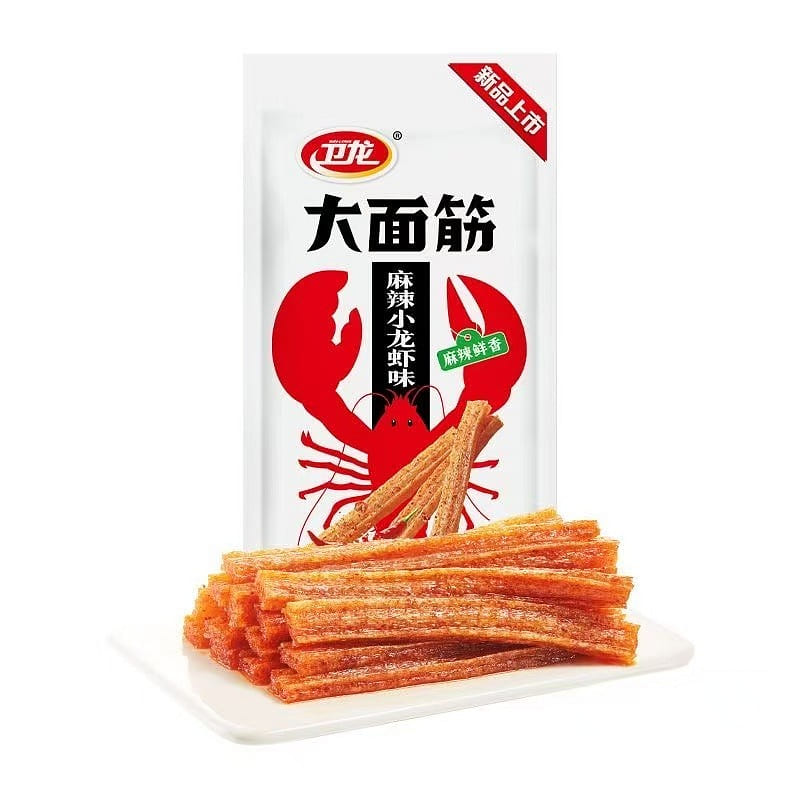 Weilong spicy strip big gluten 50g*4 packs 4 pack