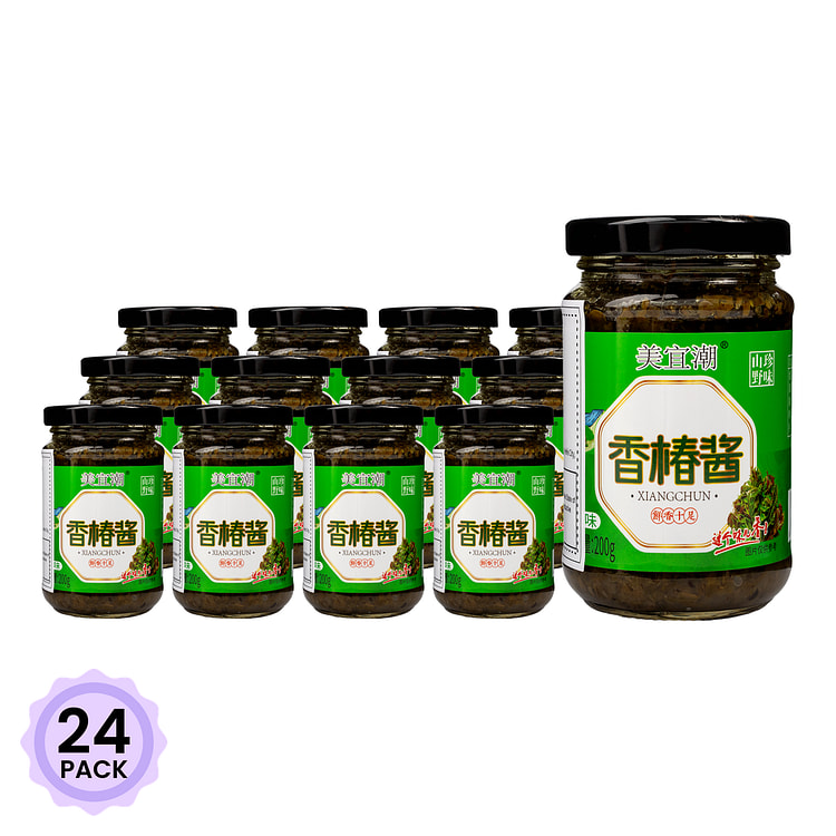 美宜潮 香椿酱（原味） 200 克*24 包
