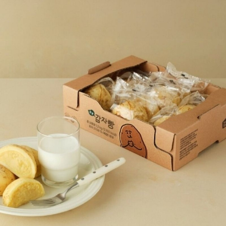软糯土豆麻糬面包(10便士) 120 克*10 包