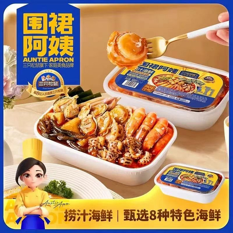 捞汁海鲜500g*1盒 500 克