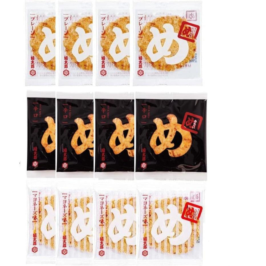 Fukutaro Menbei 3Flavor Assortment 24pcs 1 each