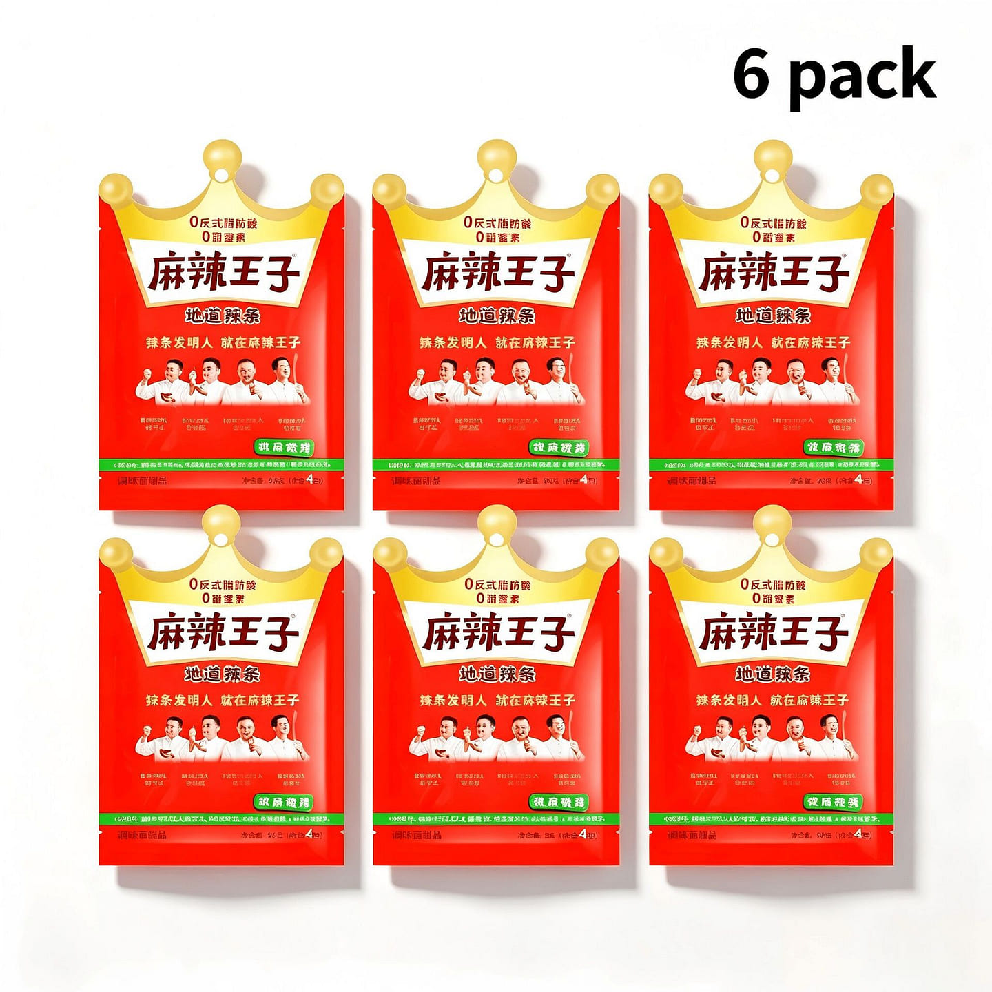 Spicy Sichuan Wheat Sticks 2.57 oz*6 pack 1 each