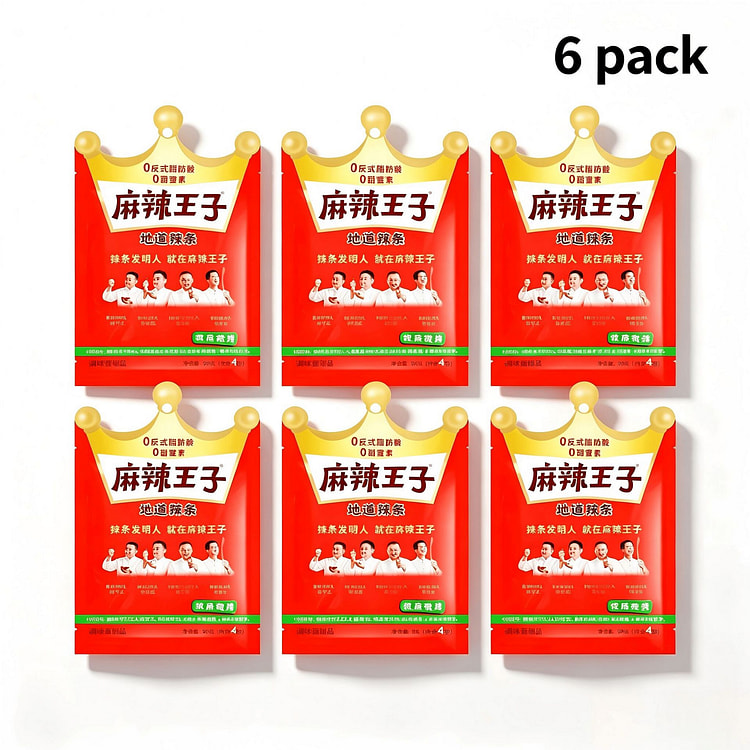 麻辣王子 辣条 微麻微辣 73g*6包 1 份