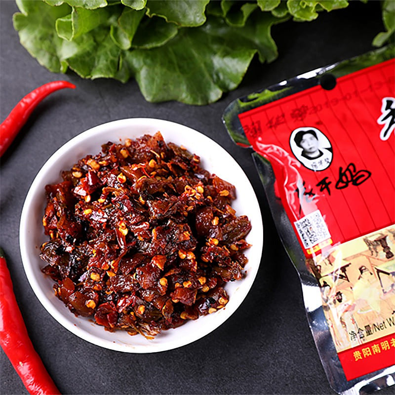 Lao Gan Ma Guizhou Specialty Chili Sauce with Rice Salad 60g/bag 60 g