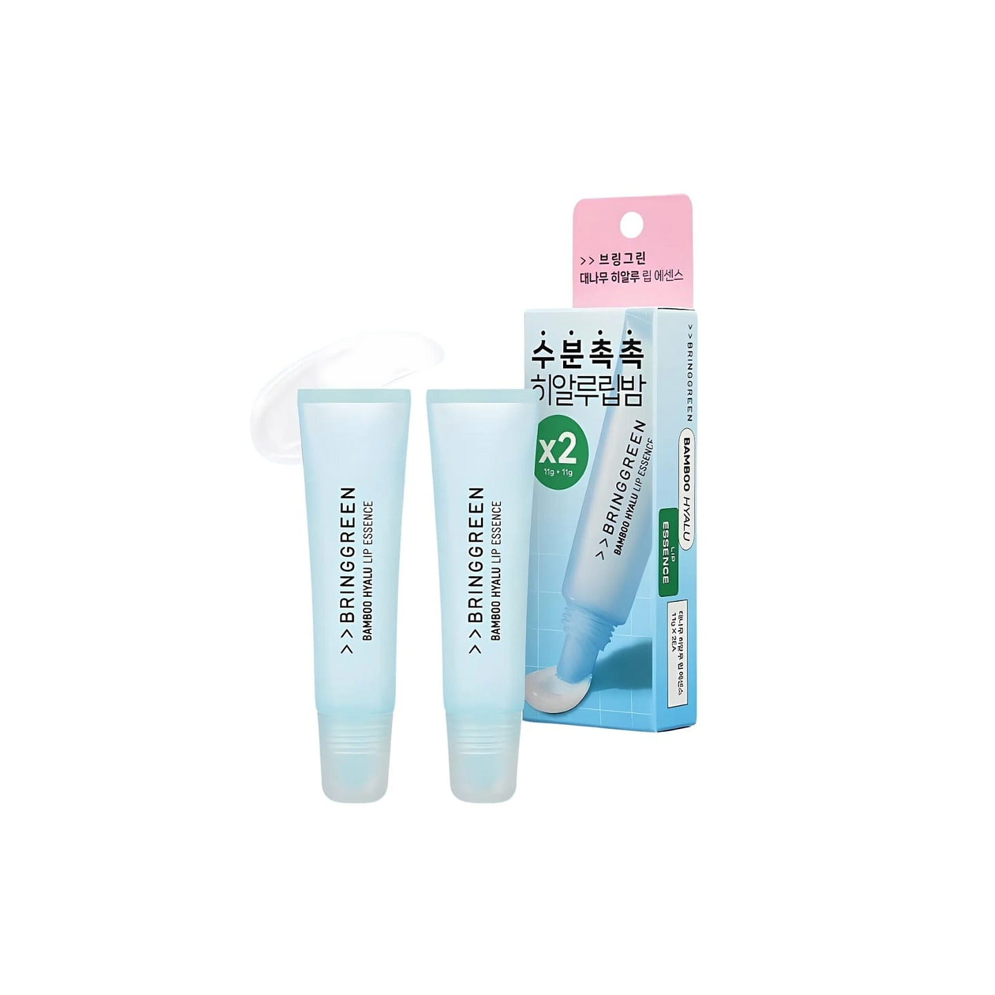 BRINGGREEN Bamboo Hyalu Lip Essence 11g*2 1 each