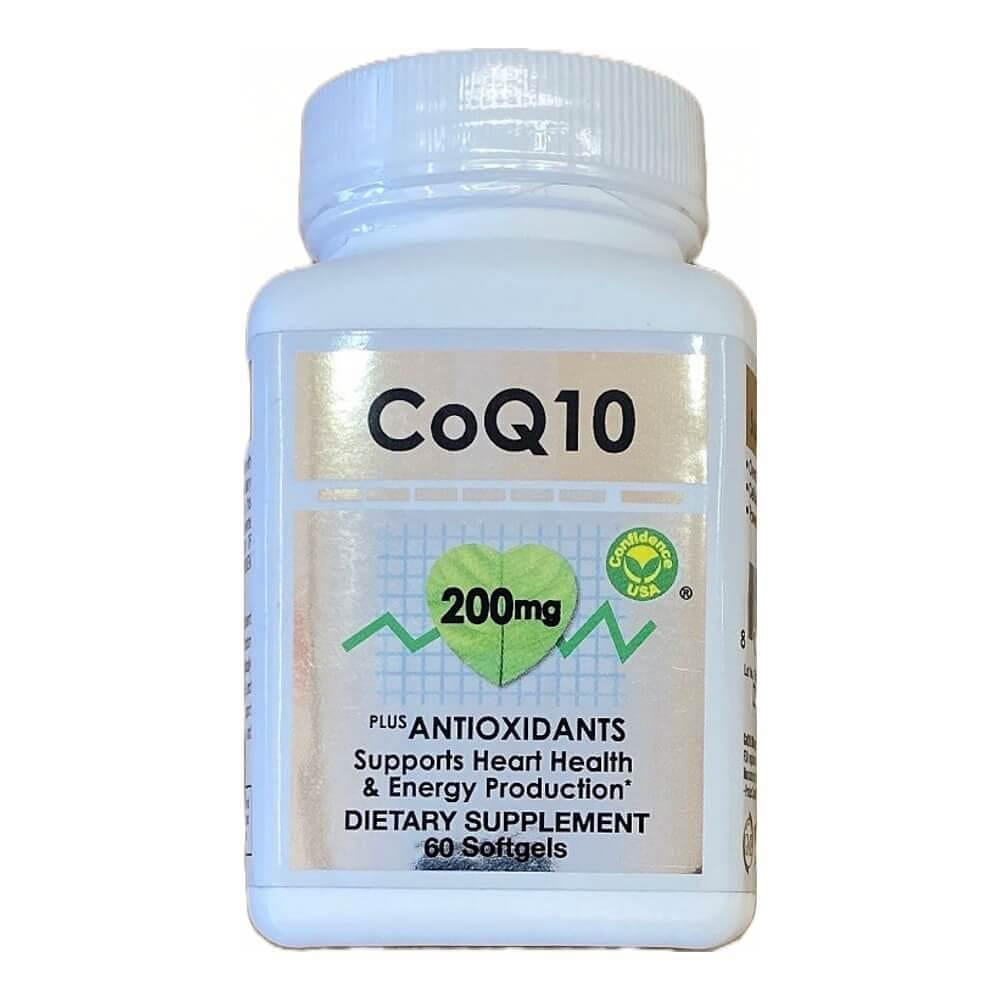 Confidence CoQ10 200mg with Resveratrol (60 Softgels) 1 count