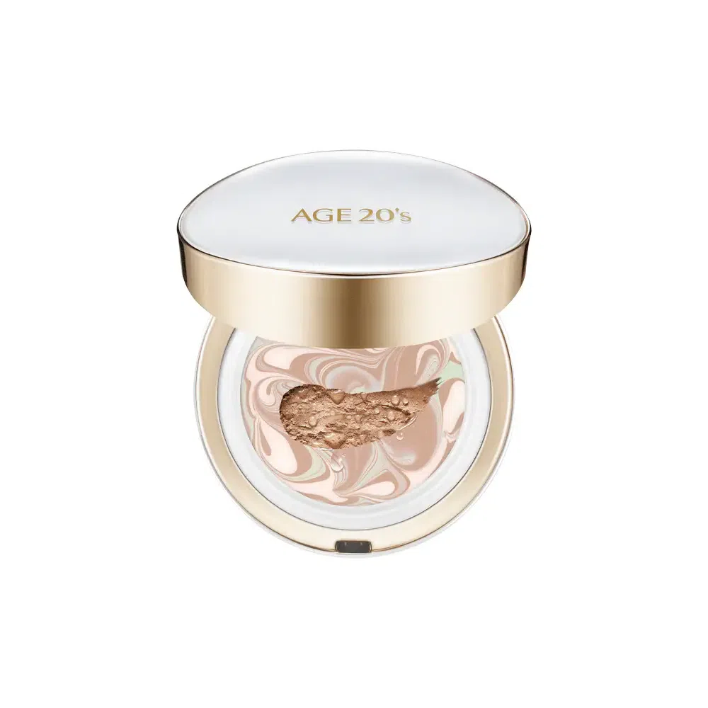 Age 20’s Signature Essence Cover Pact Long Stay #21 Light Beige SPF50+ PA+++ 14 g