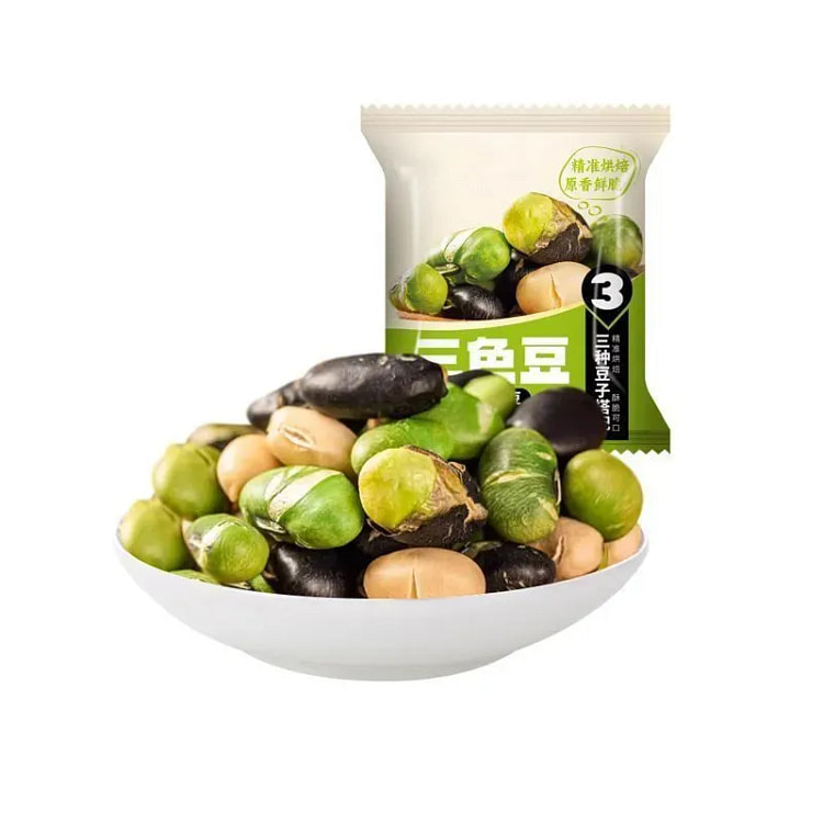 盐味烘烤黑豆青豆黄豆三色豆高蛋白香酥脆*20袋 20 包