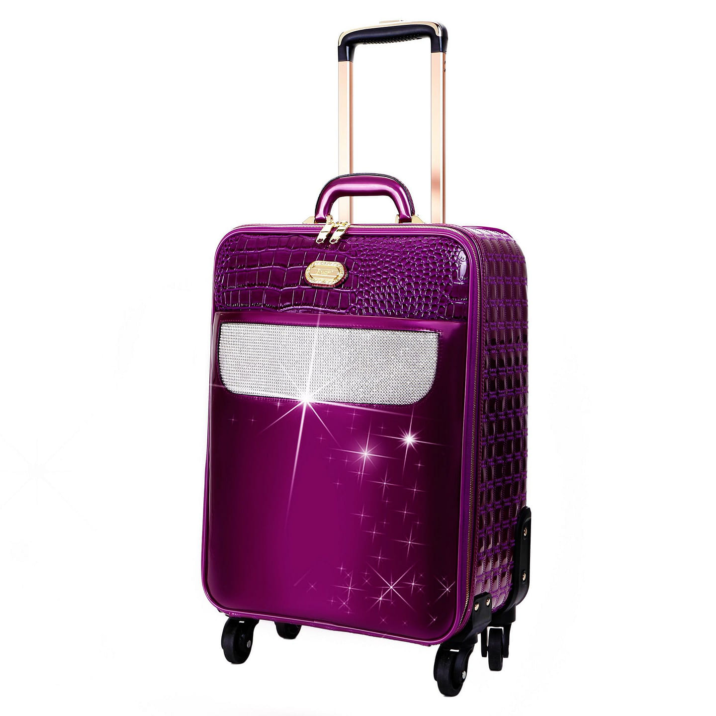 Sleek and Steady Light Weight Spinner Luggage [KGL8899-PU] 1 each