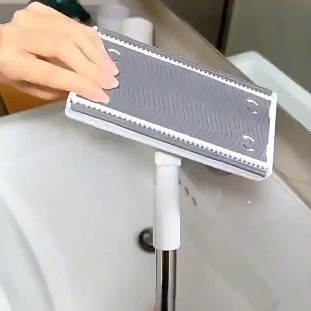 可拆免洗迷你平板拖把（洗脸巾拖把） 长柄款74cm 1 个