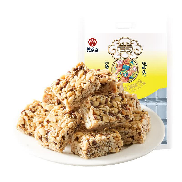 Huanglaowu Peanut Brittle Sichuan Snack 516g 450 g