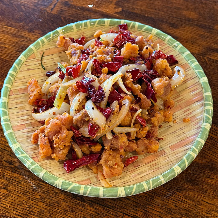 Spicy Crispy Chicken with Chili about 320g 1 each