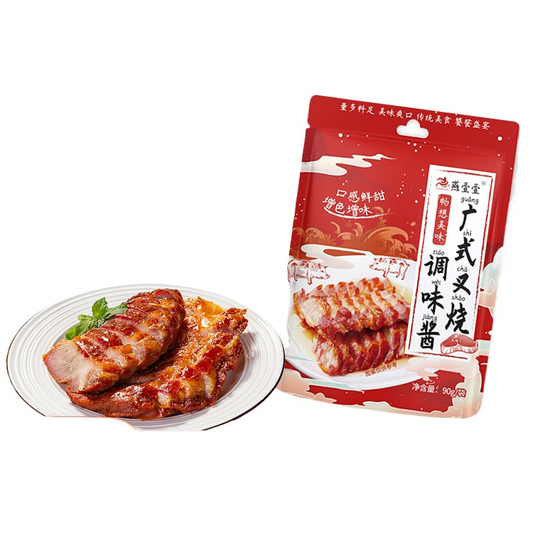 燕壹壹叉烧酱蜜汁腌料广式秘制 90g*1袋装