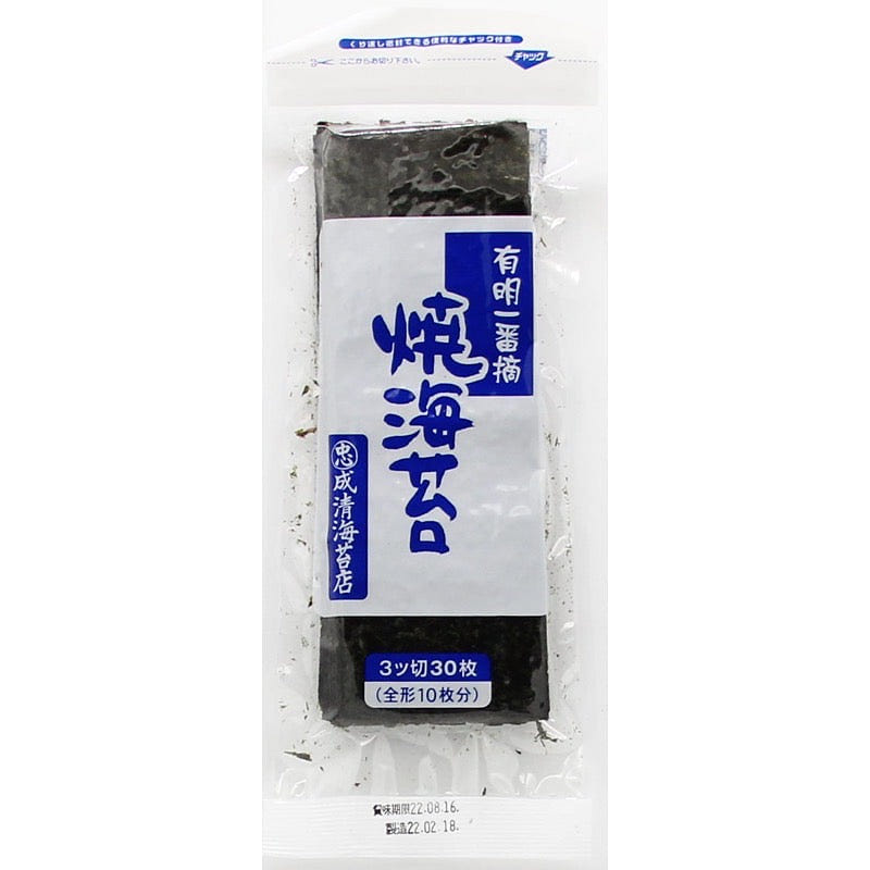 Narikiyonori 3-cut roasted seaweed 1 each