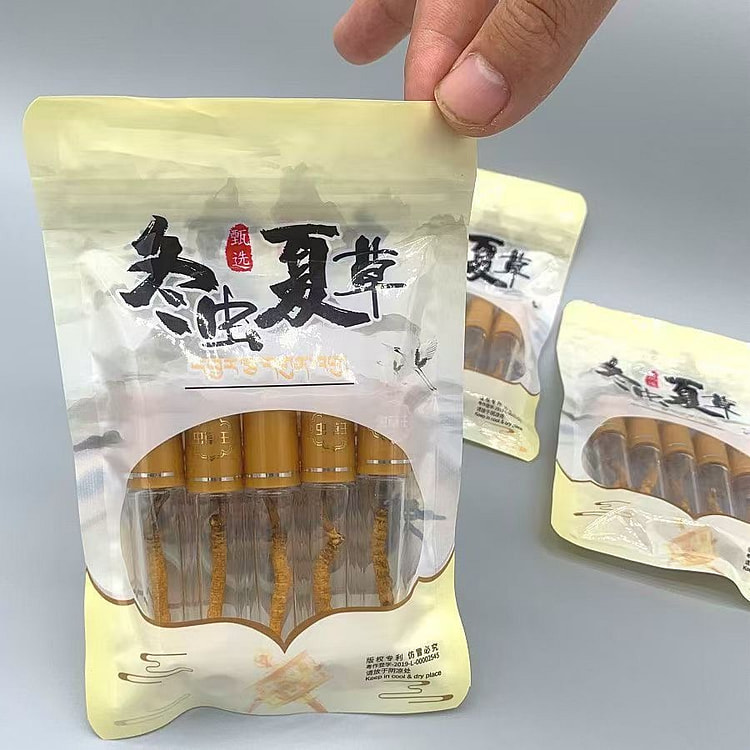 西藏那曲野生冬虫夏草约0.5g/根*5根/件