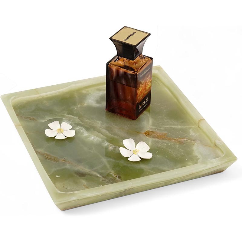 Radicaln Marble Square Tray, 10" Green 1 개