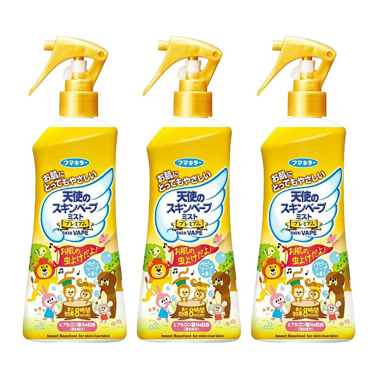 【超值3瓶】FUMAKILLA 天使金色防蚊喷雾 600 毫升