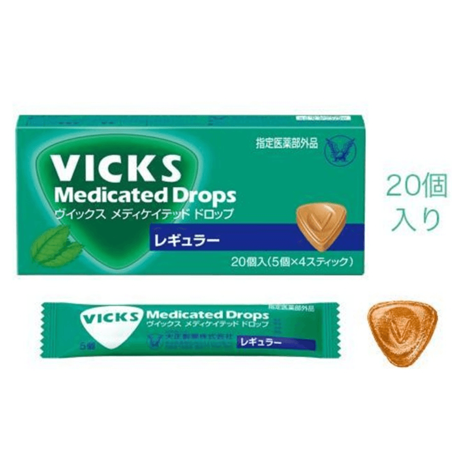 VICKS Throat Lozenges Relieve Sore Throat 1 Box - Weee!