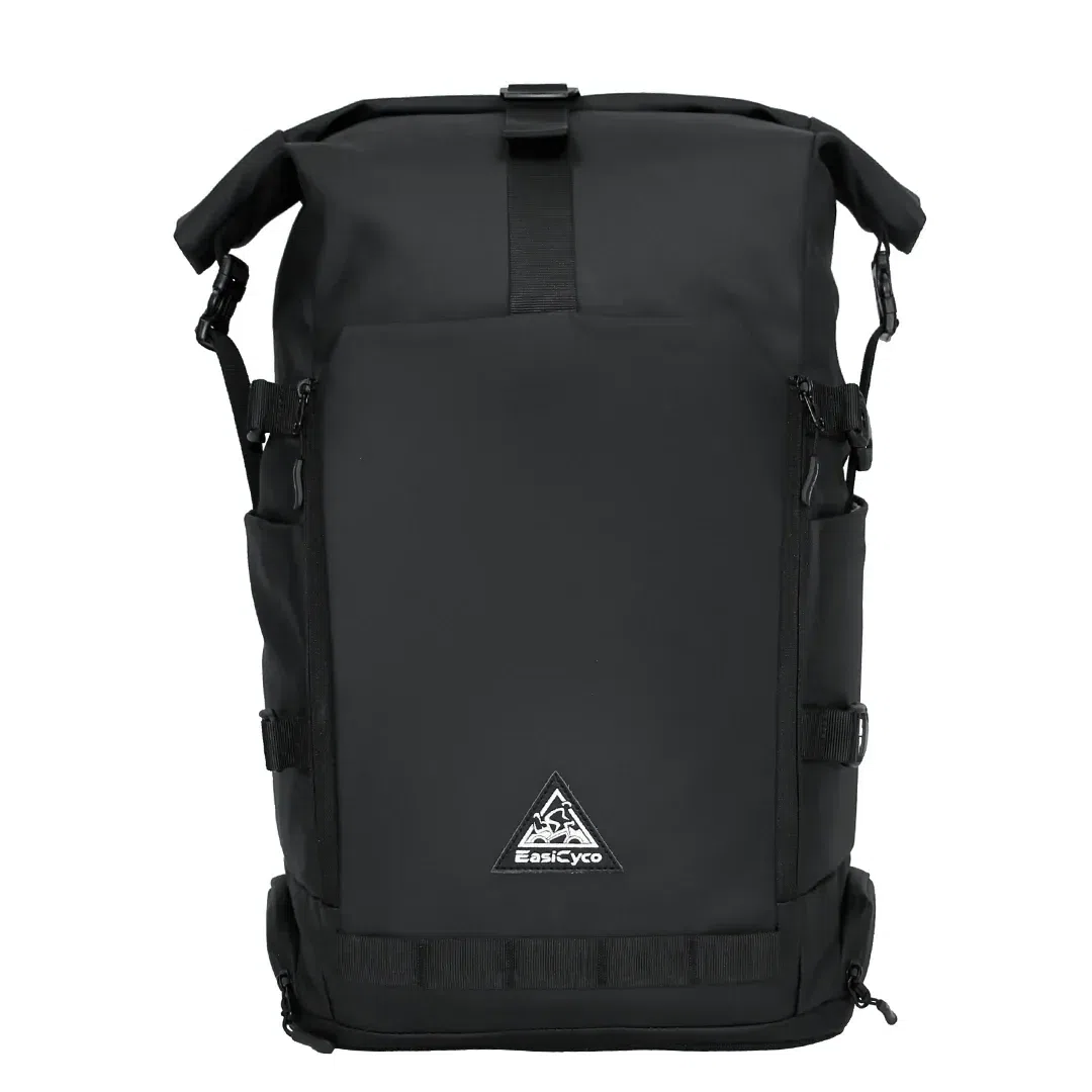 EasiCyco Floating Bike Backpack RollTop (Black) 1 each