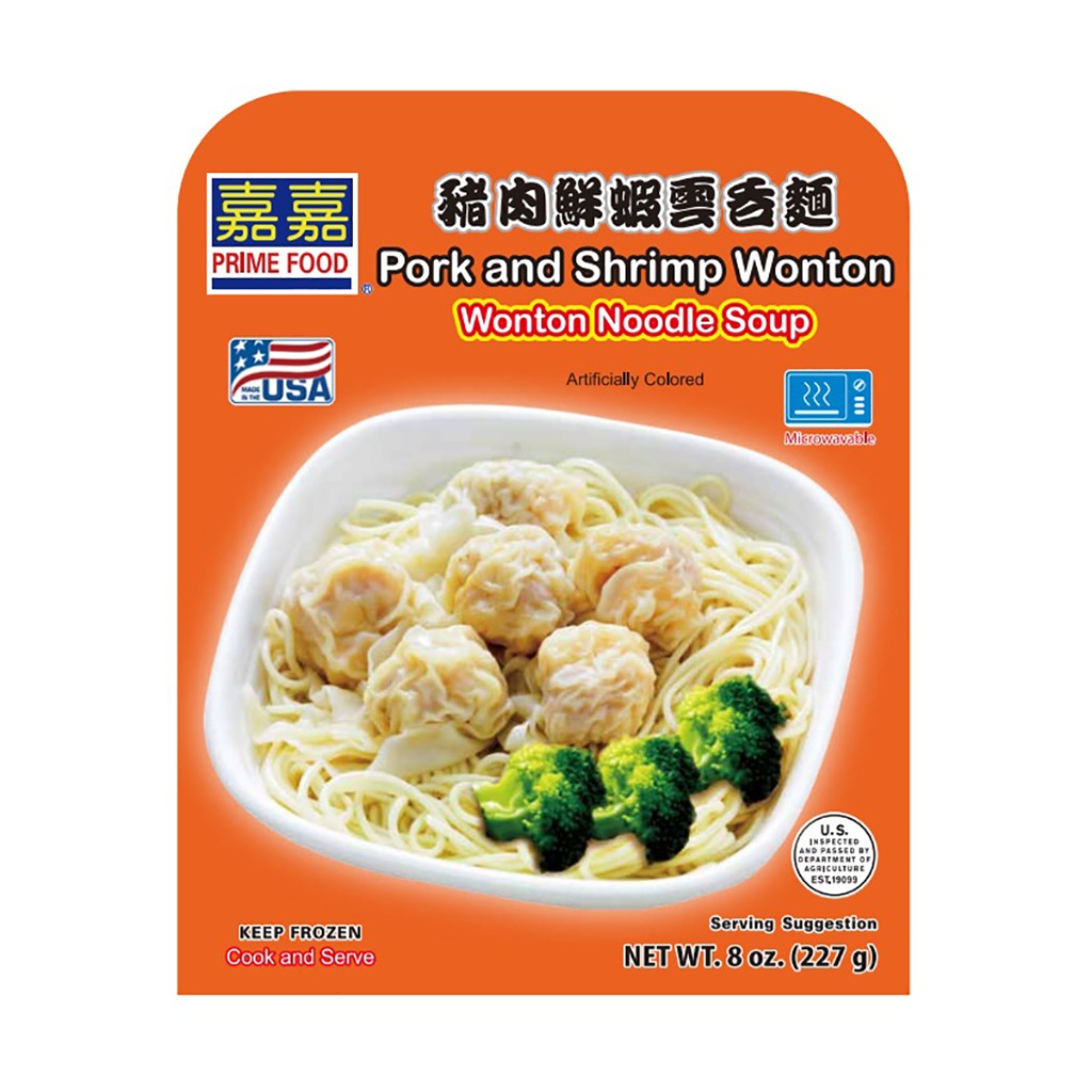 Get Prime Food Pork & Shrimp Wonton Noodle Soup, Frozen Delivered