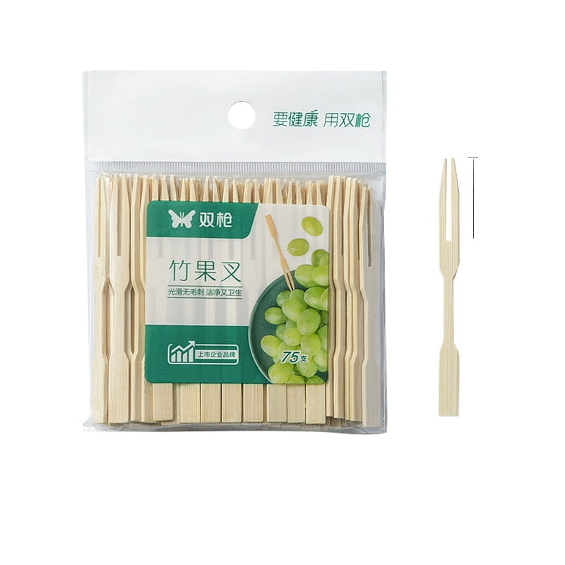 Safe Kids Disposable Fruit Forks 75pcs4 Packs 1 count