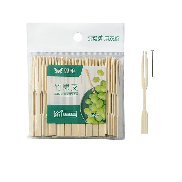 Safe Kids Disposable Fruit Forks 75pcs4 Packs 1 count