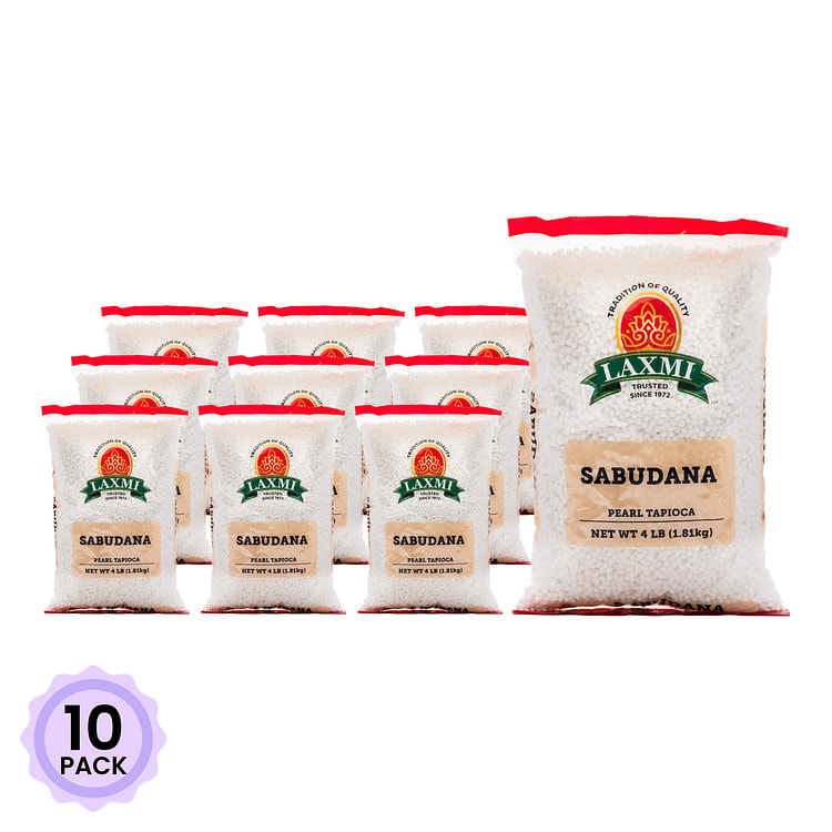Laxmi Sabudana Tapioca 4 lb*10 pack