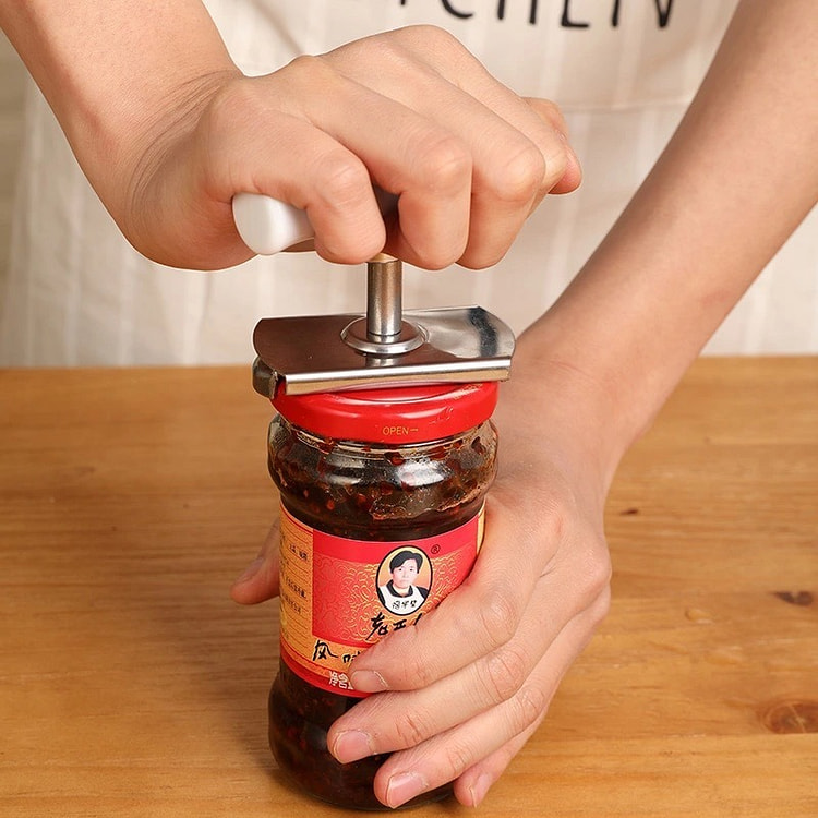 Stainless steel can opener/cap screwdriver