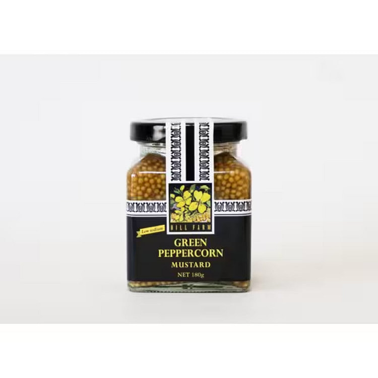 Hill Farm Tasmania Mustard, Green Peppercorn 180g 1 each