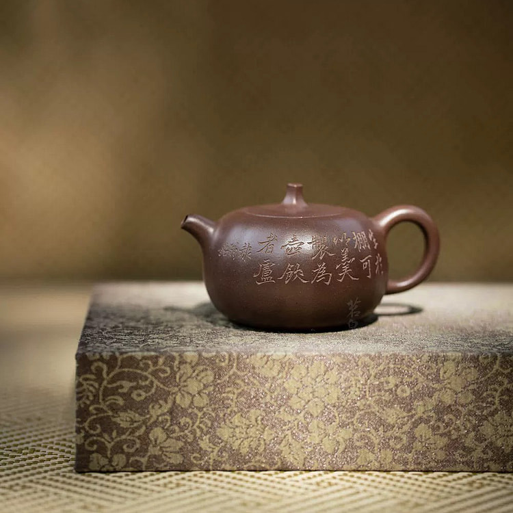 经典紫砂茶壶 仿古南瓜壶 冲泡茶叶 优雅茶器茶具