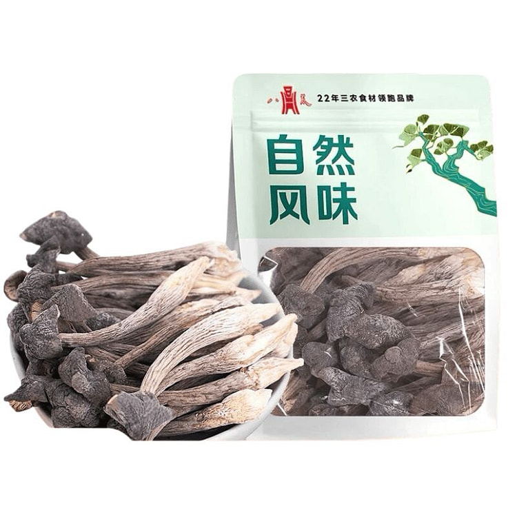 八荒 云南黑皮 鸡枞菌干货高品质新鲜蘑菇煲汤 1袋 50 克